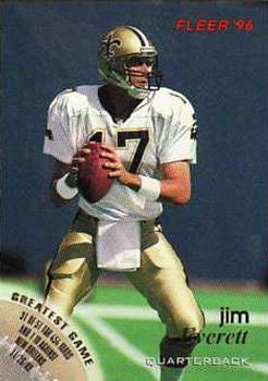 Jim Everett New Orleans Saints 1996 Fleer NFL #87